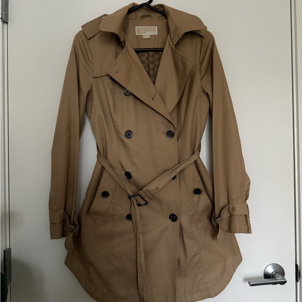 Michael Kors Tan Trench Coat